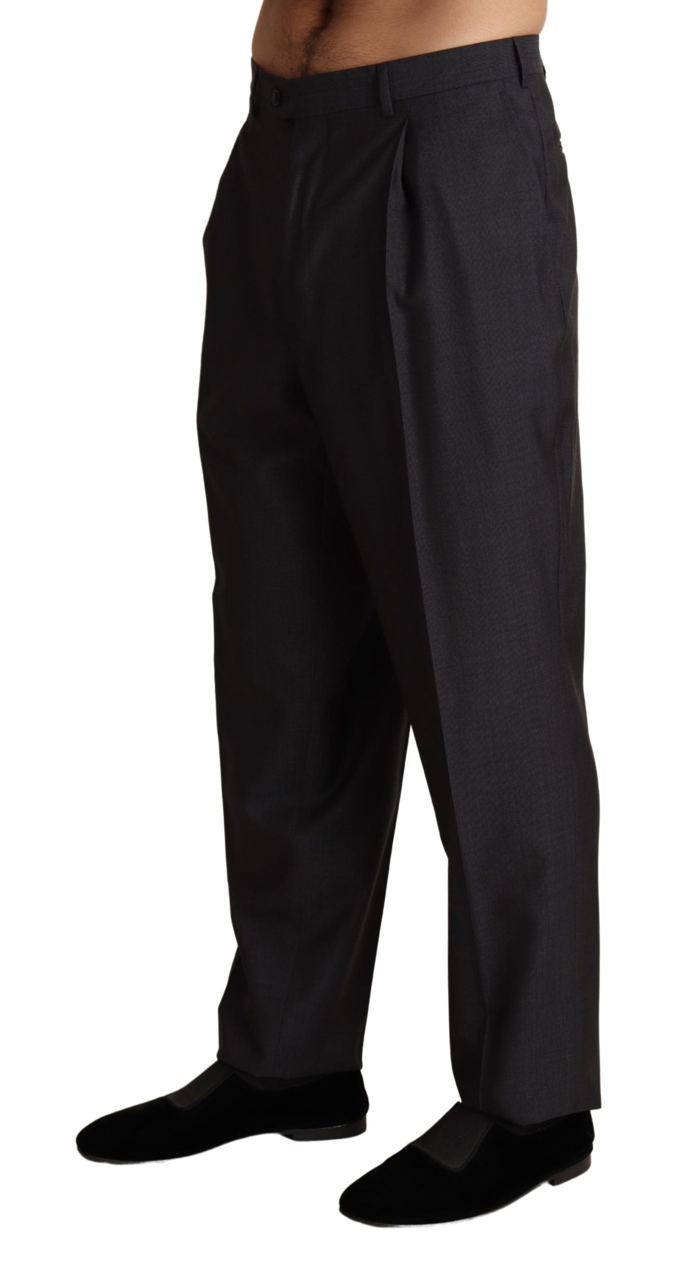 Dolce & Gabbana Elegante graue Skinny-Hose