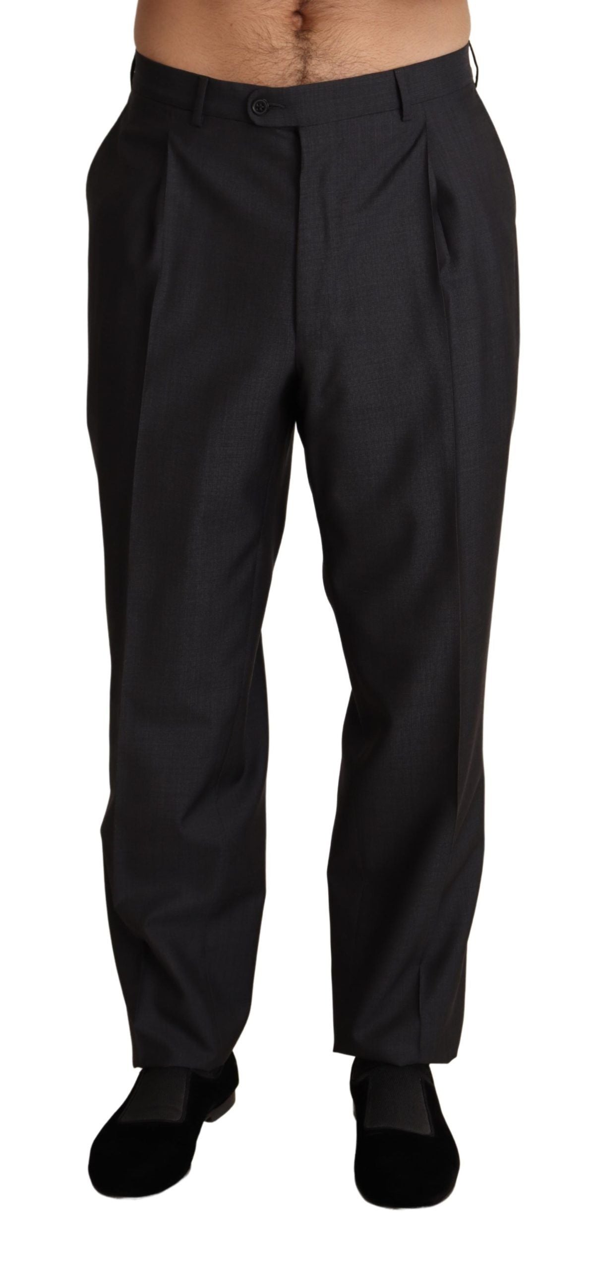 Dolce & Gabbana Elegante graue Skinny-Hose