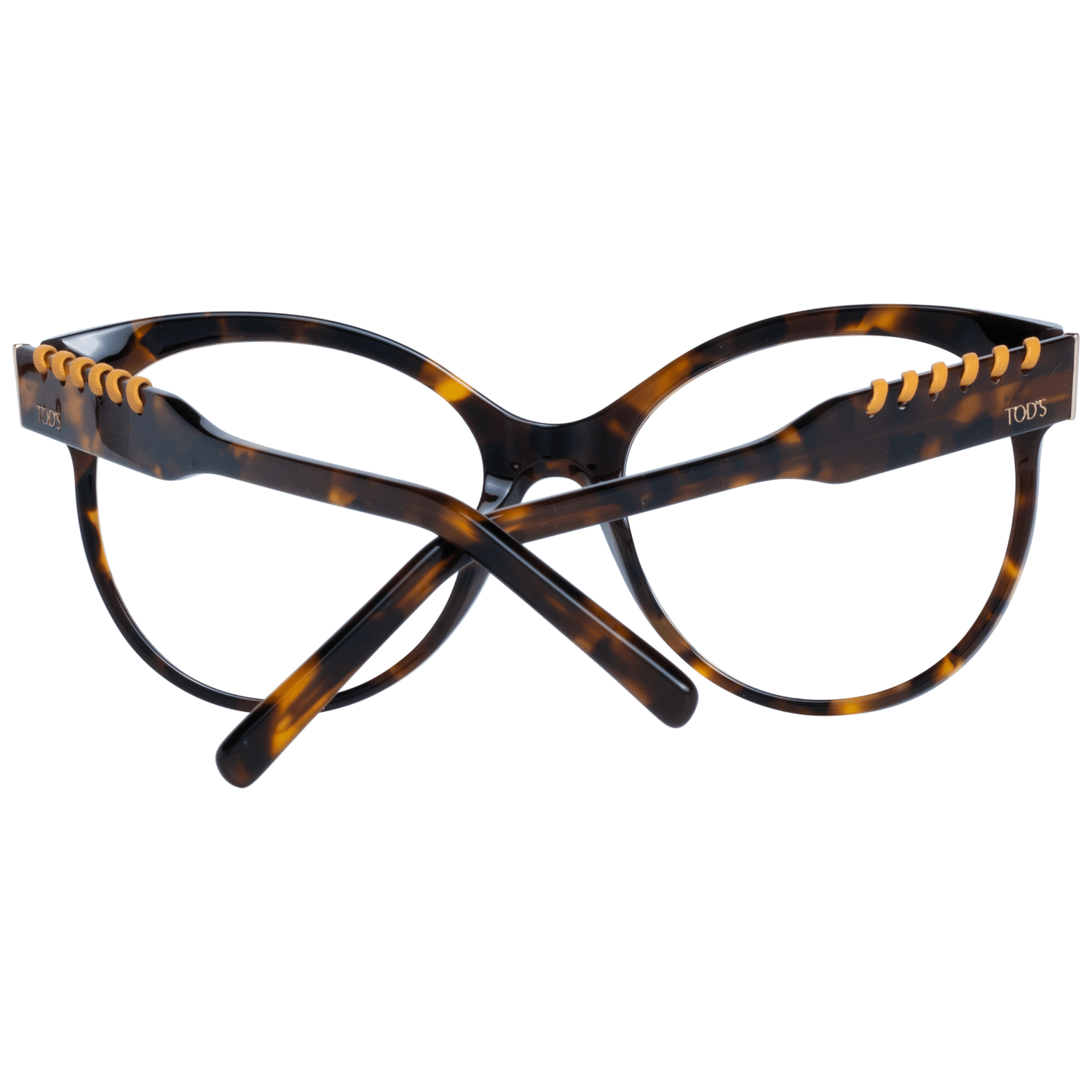 Ochelari de soare Tod's Chic maro rotunzi cu rame lungi pentru femei