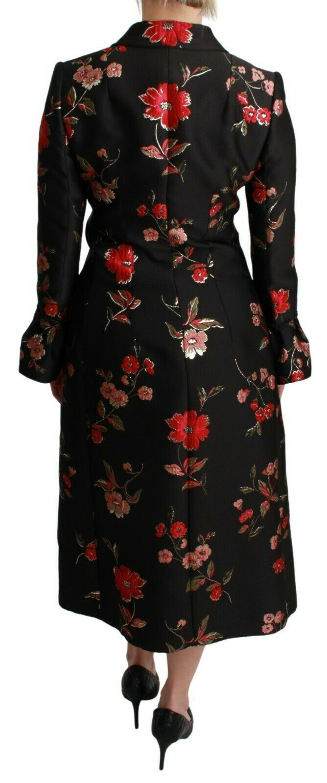 Dolce & Gabbana – Eleganter Trenchcoat mit Blumenstickerei