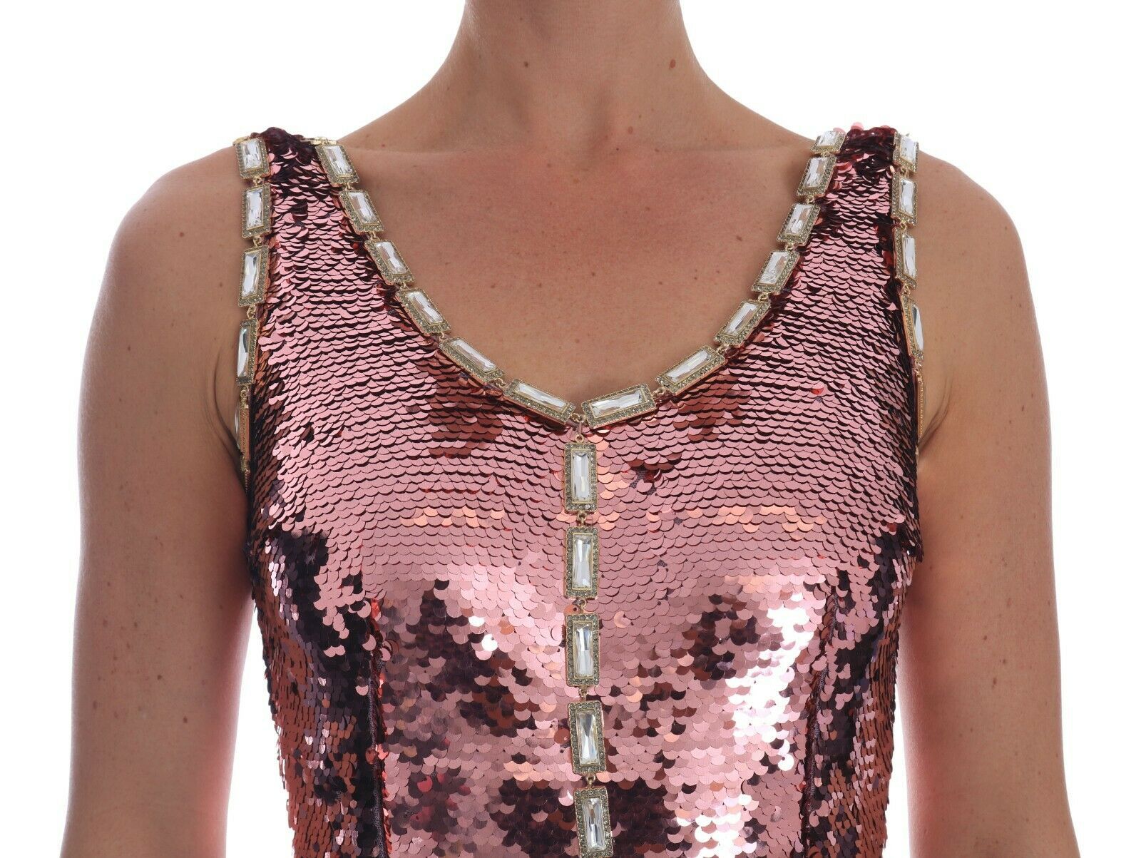 Rochie Dolce & Gabbana Enchanted Sicily Fairy Tale cu paiete