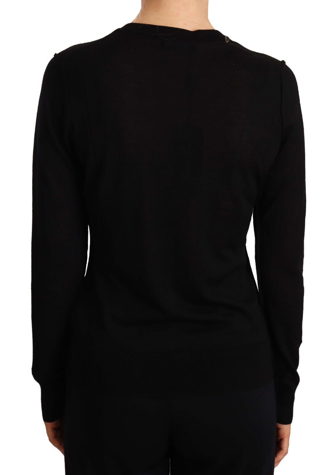 Dolce & Gabbana Eleganter Rundhalspullover aus Schurwolle