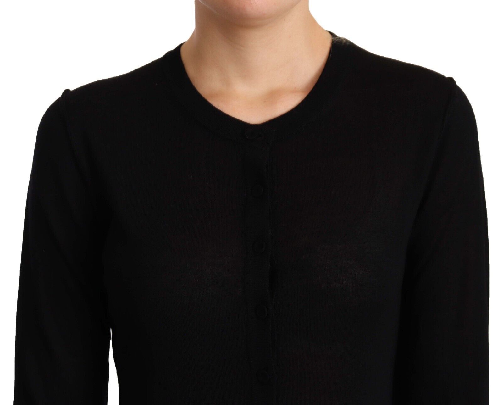 Dolce & Gabbana Eleganter Rundhalspullover aus Schurwolle
