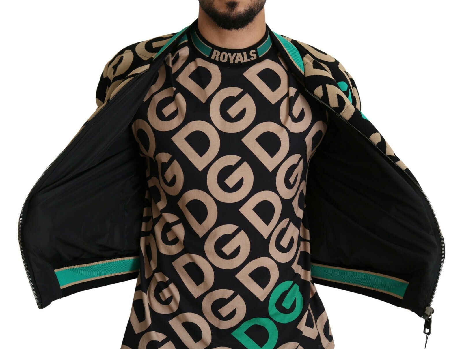 Dolce & Gabbana – Ikonische Bomberjacke mit Aufdruck – Exquisites Design