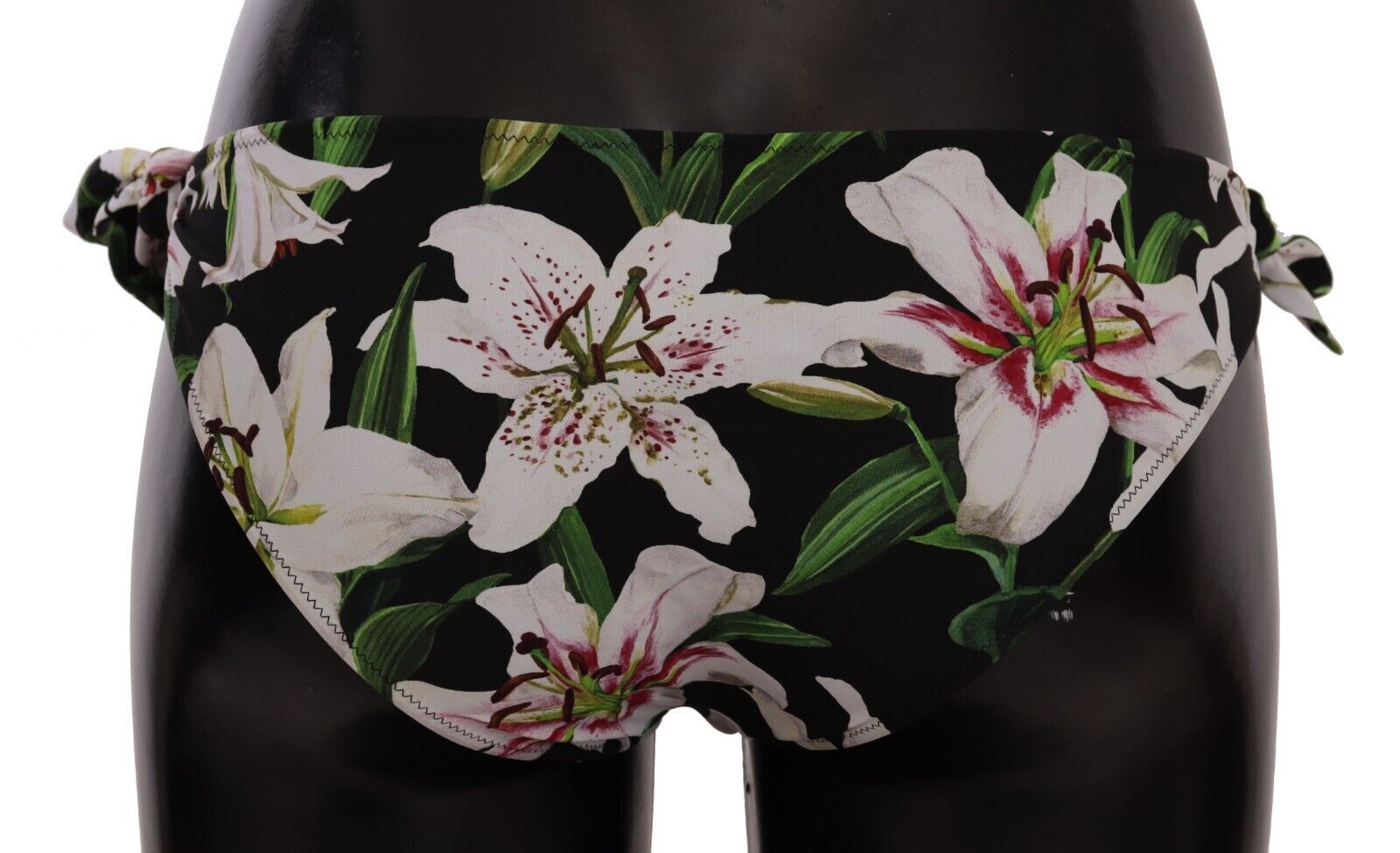 Dolce & Gabbana Elegantes Bikinihöschen mit Lilien-Print