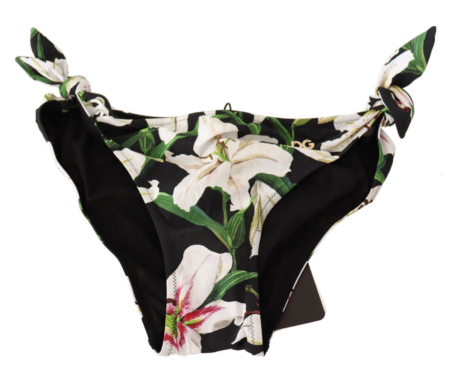 Dolce & Gabbana Elegantes Bikinihöschen mit Lilien-Print