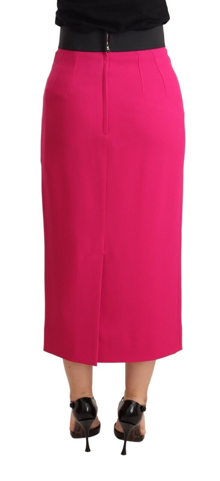 Dolce & Gabbana Eleganter Bleistiftrock mit hoher Taille in Pink