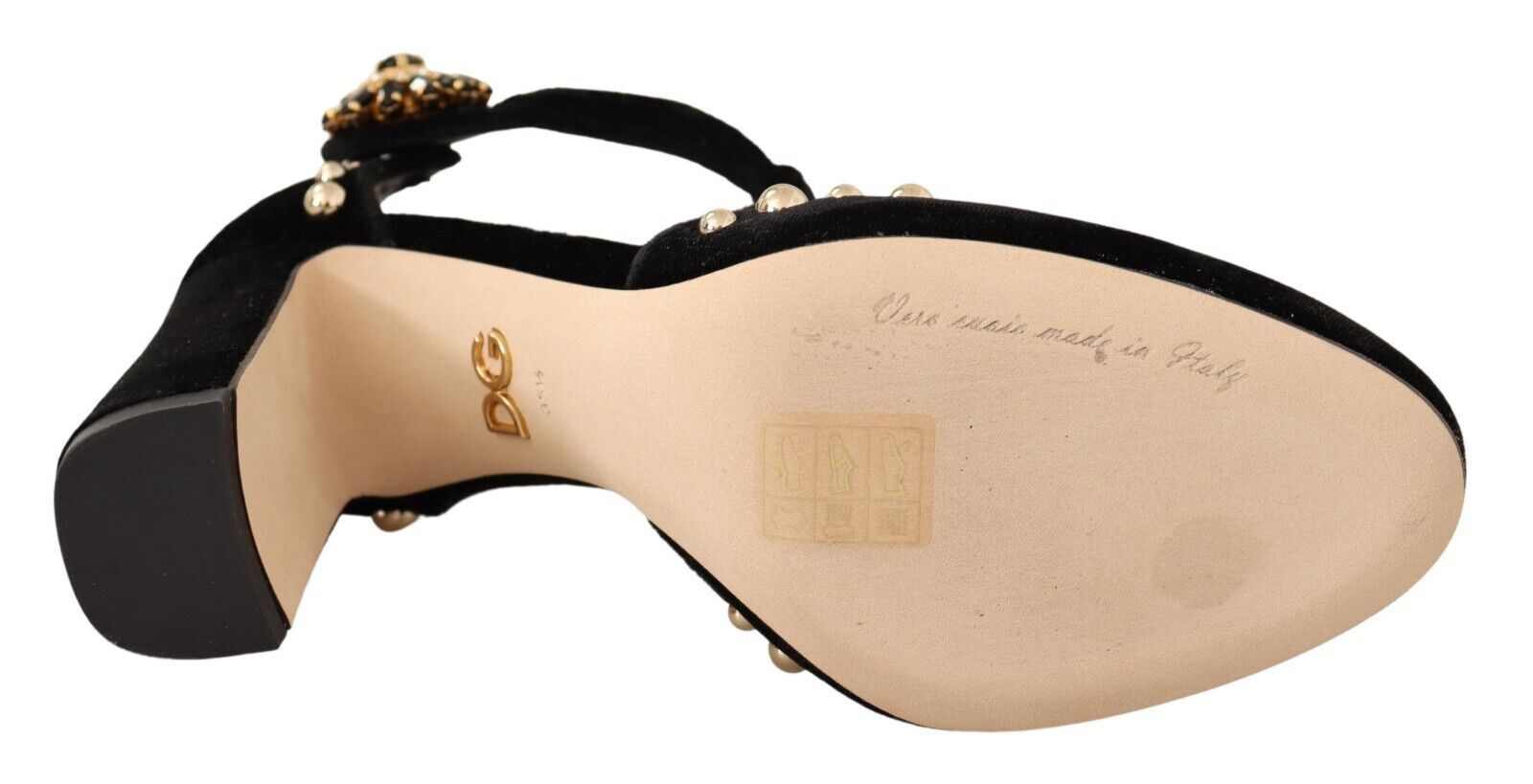 Dolce & Gabbana Elegante Mary Jane Pumps aus Samt mit T-Riemen