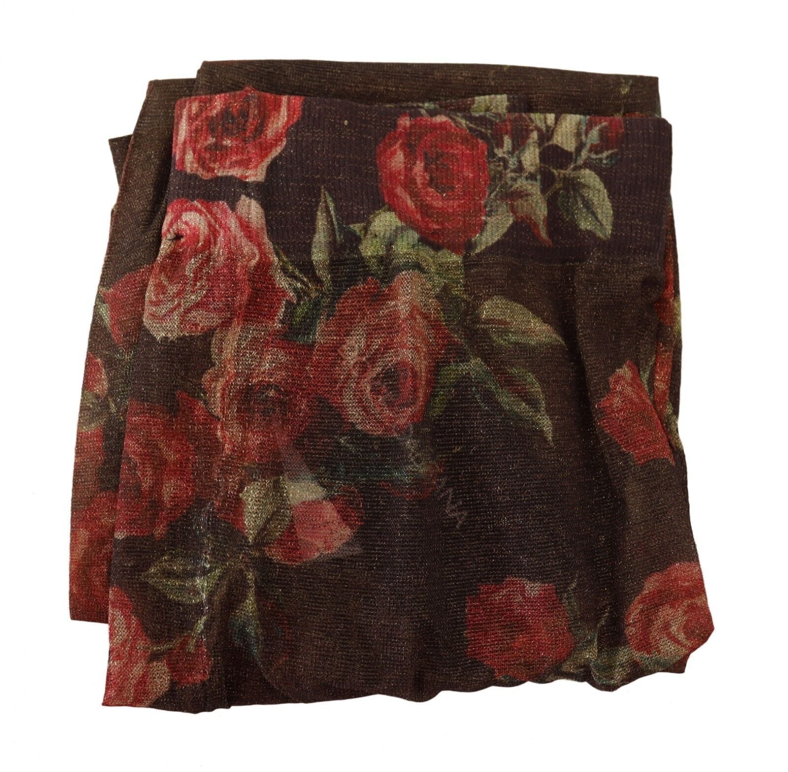 Dolce & Gabbana – Nylonstrumpfhose mit Blumenmuster
