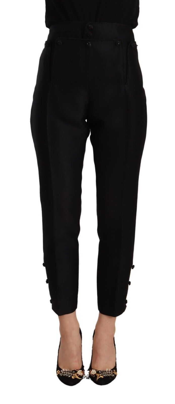 Pantaloni skinny cu talie înaltă Dsquared² Elevated Elegance