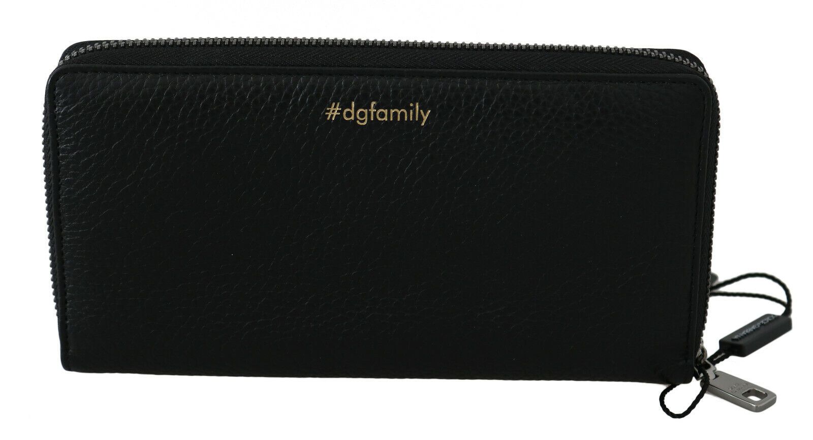 Dolce & Gabbana Chic Continental-Geldbörse aus schwarzem und rotem Leder