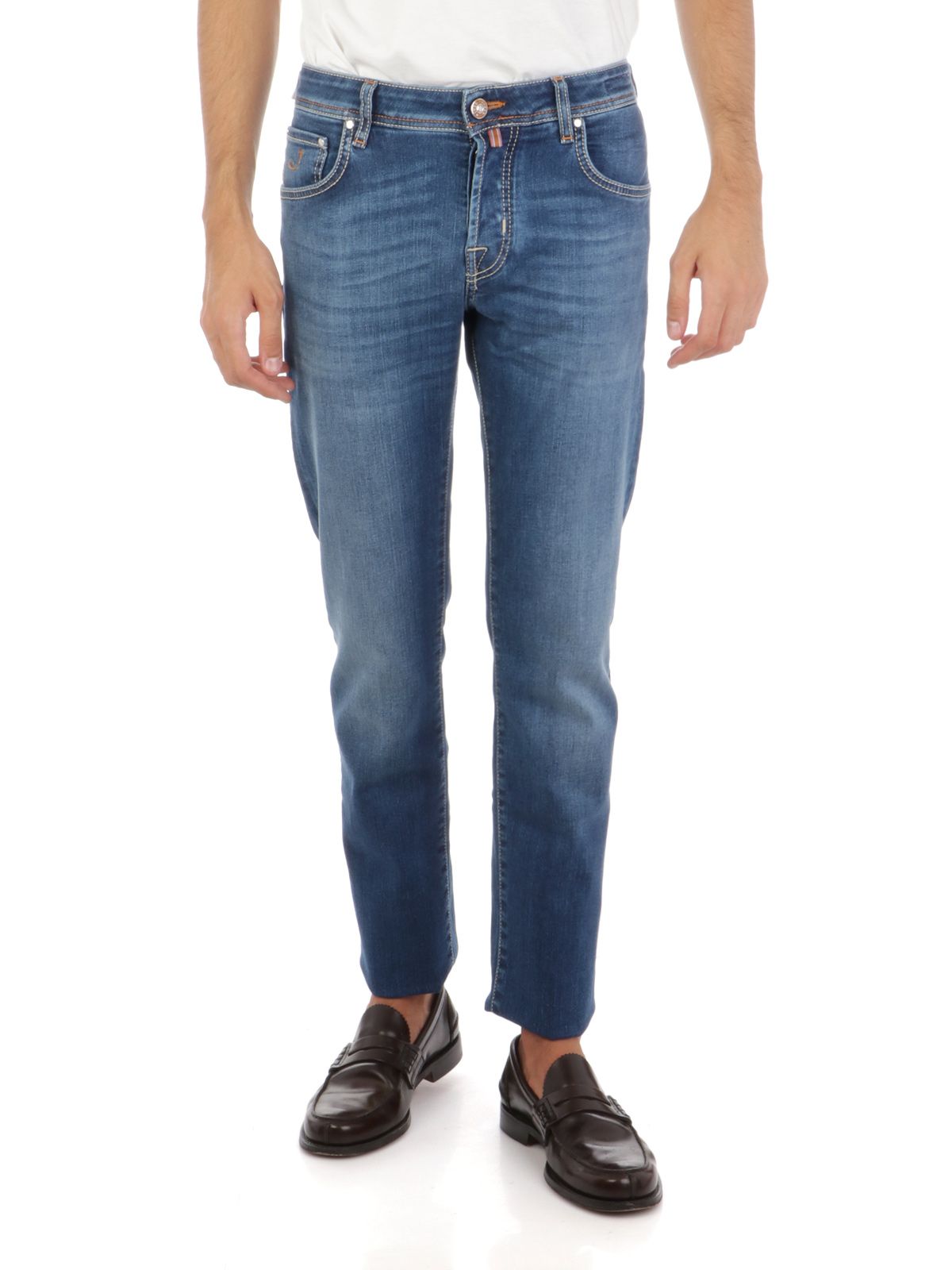 Jacob Cohen Herren Slim Fit Jeans in Blau