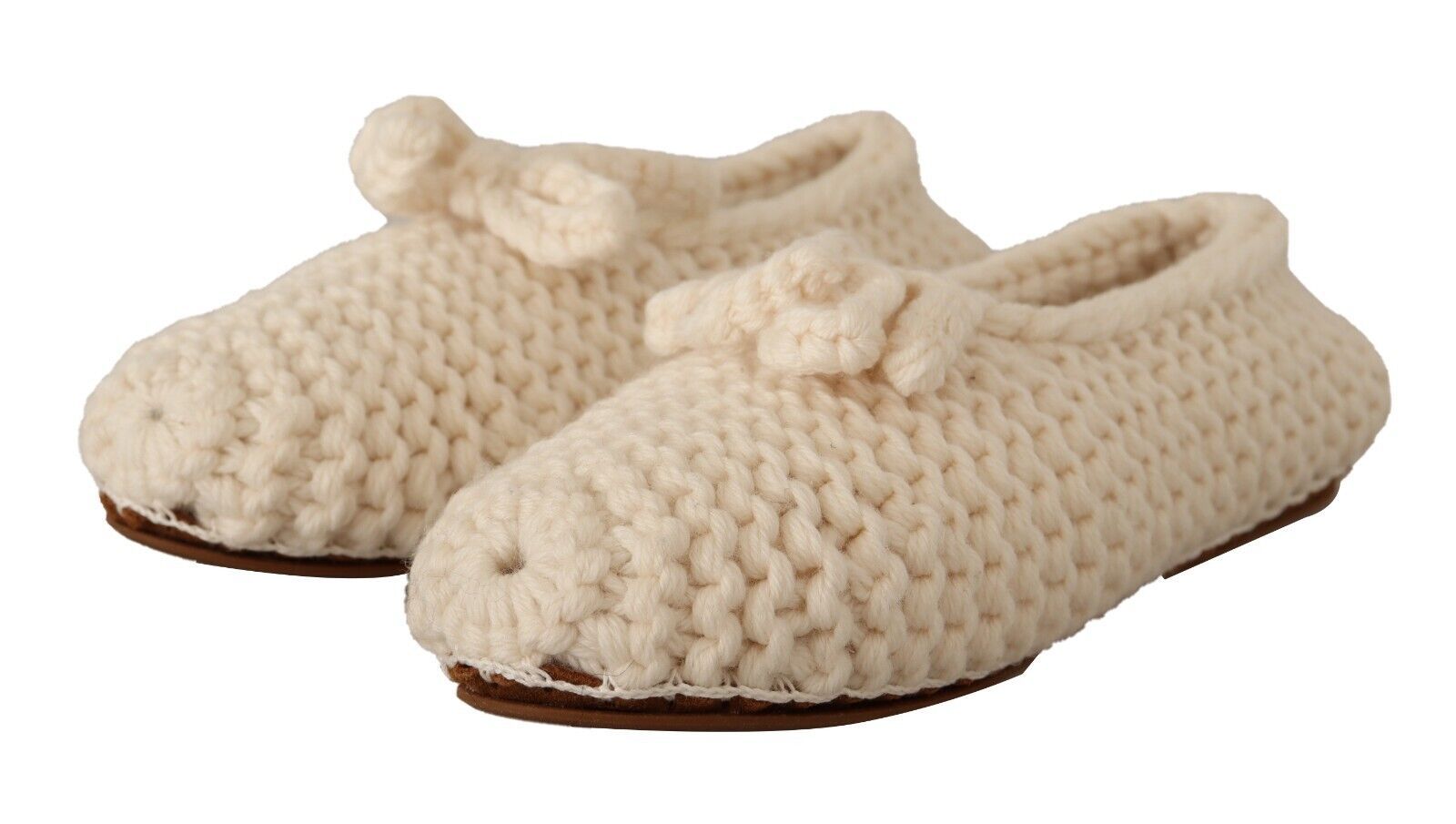 Dolce & Gabbana Schicke Ballerinas aus Wollstrick