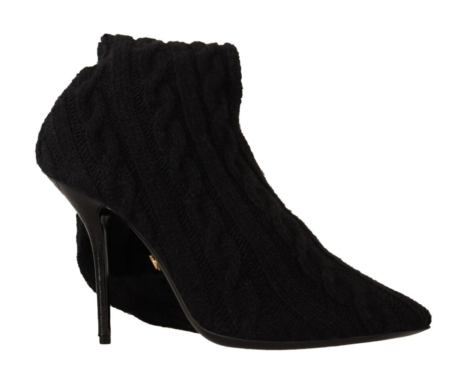 Dolce & Gabbana – Elegante Stretch-Sockenstiefel in Schwarz