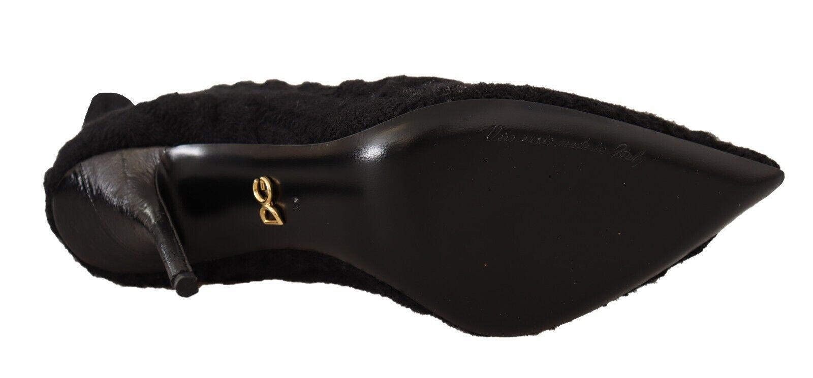 Dolce & Gabbana – Elegante Stretch-Sockenstiefel in Schwarz
