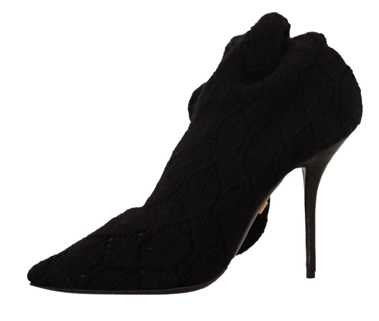 Dolce & Gabbana Elegante schwarze Stretch-Sockenstiefel