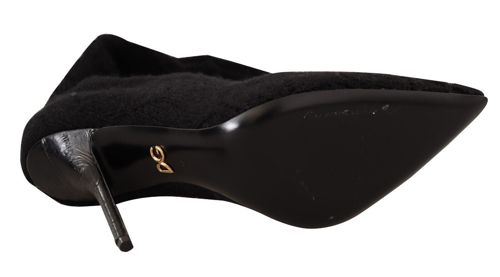 Dolce & Gabbana Elegante schwarze Stretch-Sockenstiefel