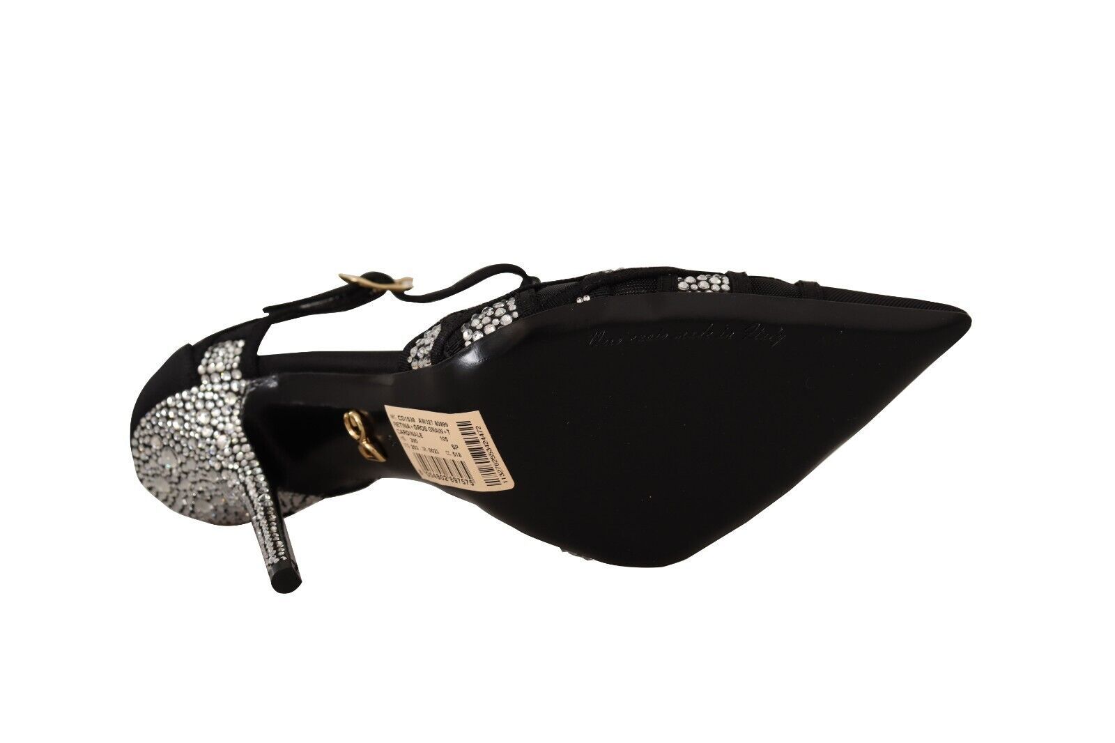 Dolce & Gabbana Elegante Pumps aus Wildleder mit Kristallverzierung