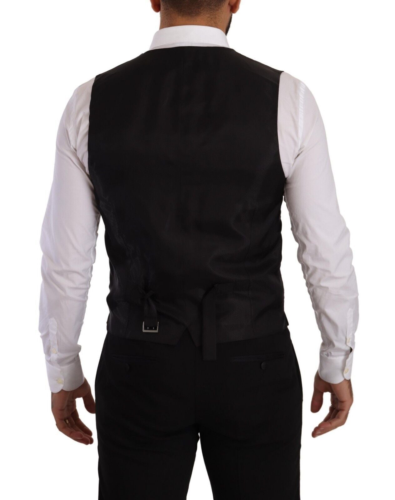 Dolce & Gabbana – Schmal geschnittenes schwarzes Anzug-Ensemble „Sicilia“