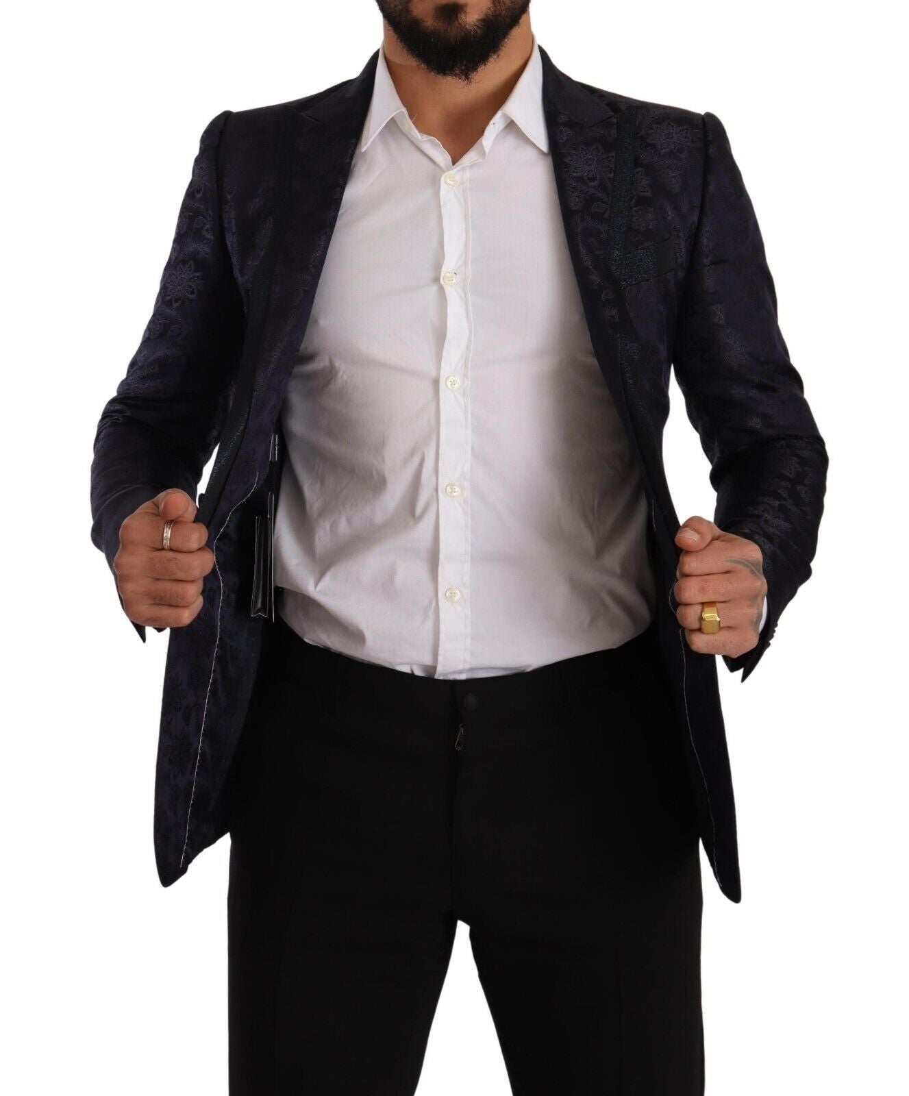 Dolce & Gabbana Eleganter dunkelblauer MARTINI-Blazer