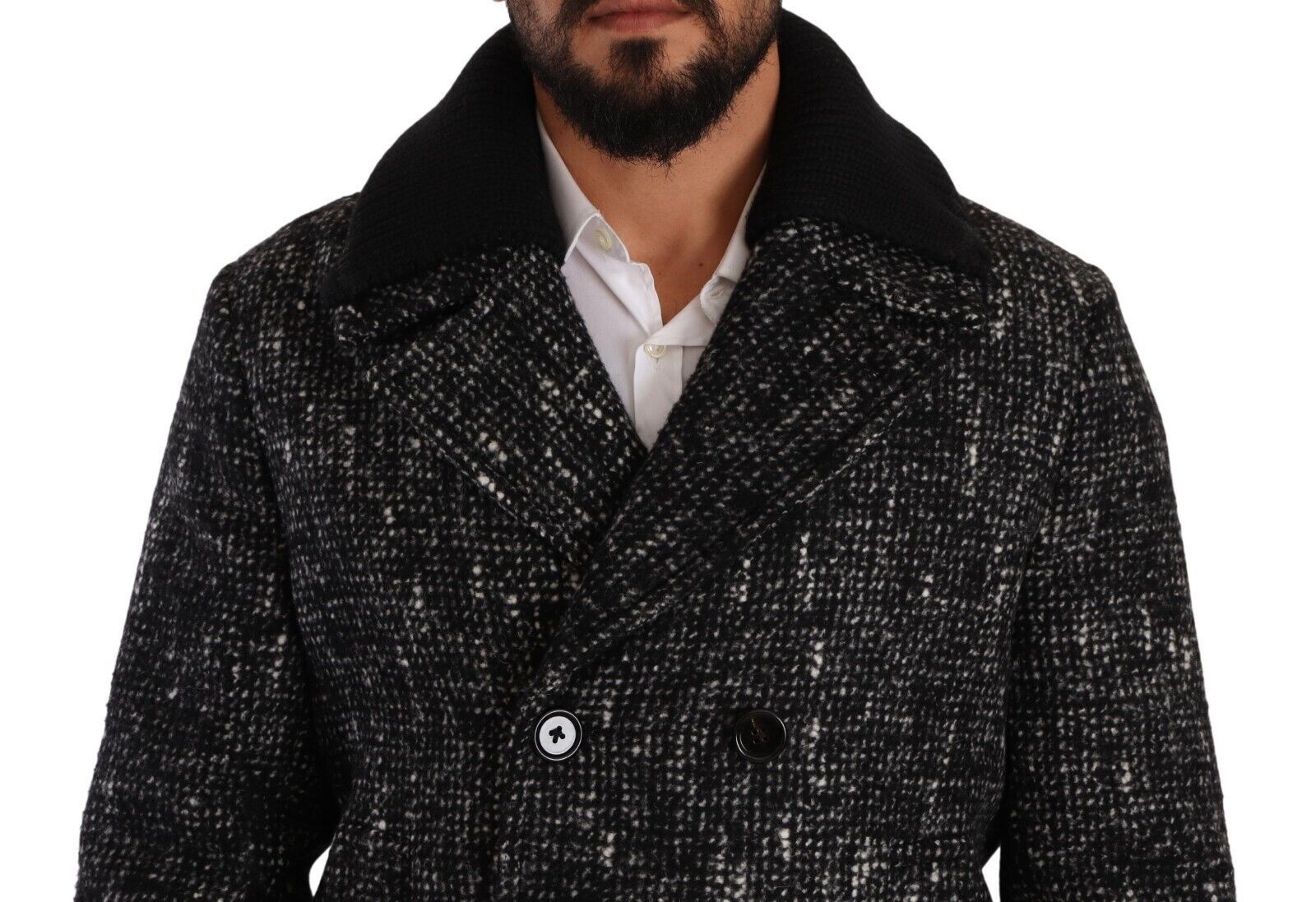 Dolce & Gabbana Schicker zweireihiger Mantel aus Wollmischung