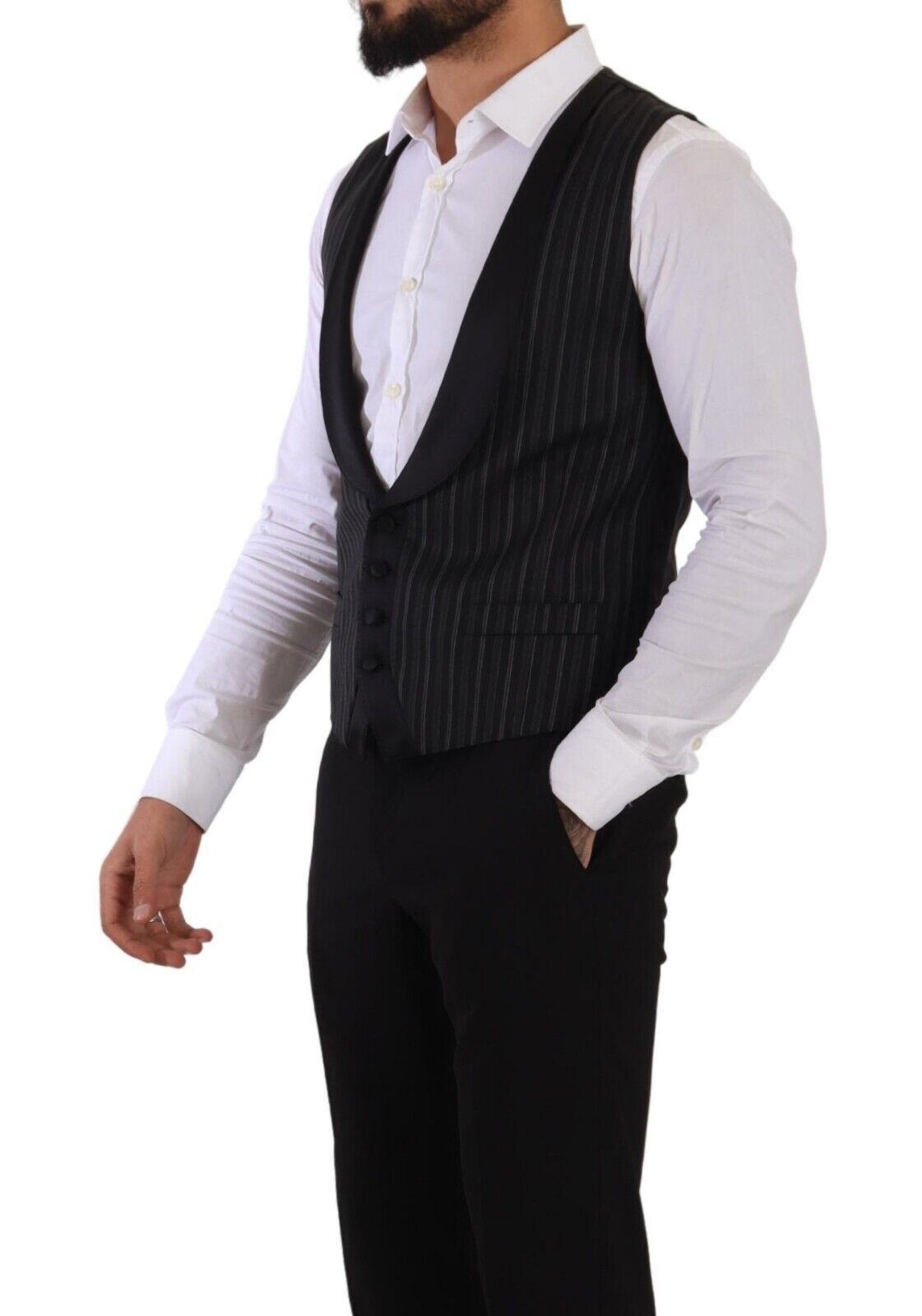 Vestă elegantă cu dungi Dolce & Gabbana