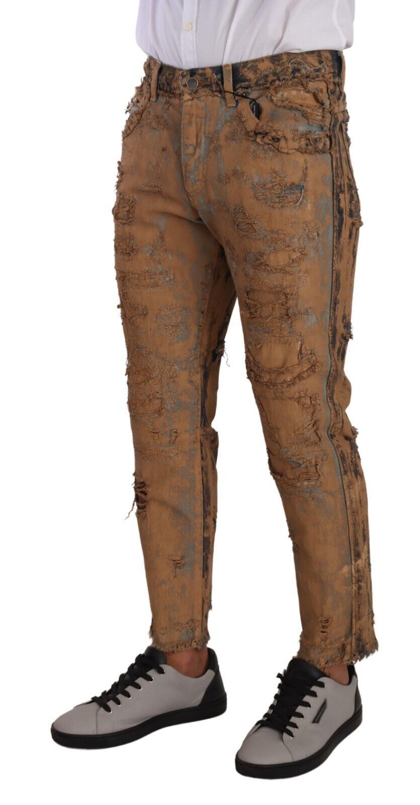 Dolce & Gabbana – Klassische, authentische Denimhose im Used-Look