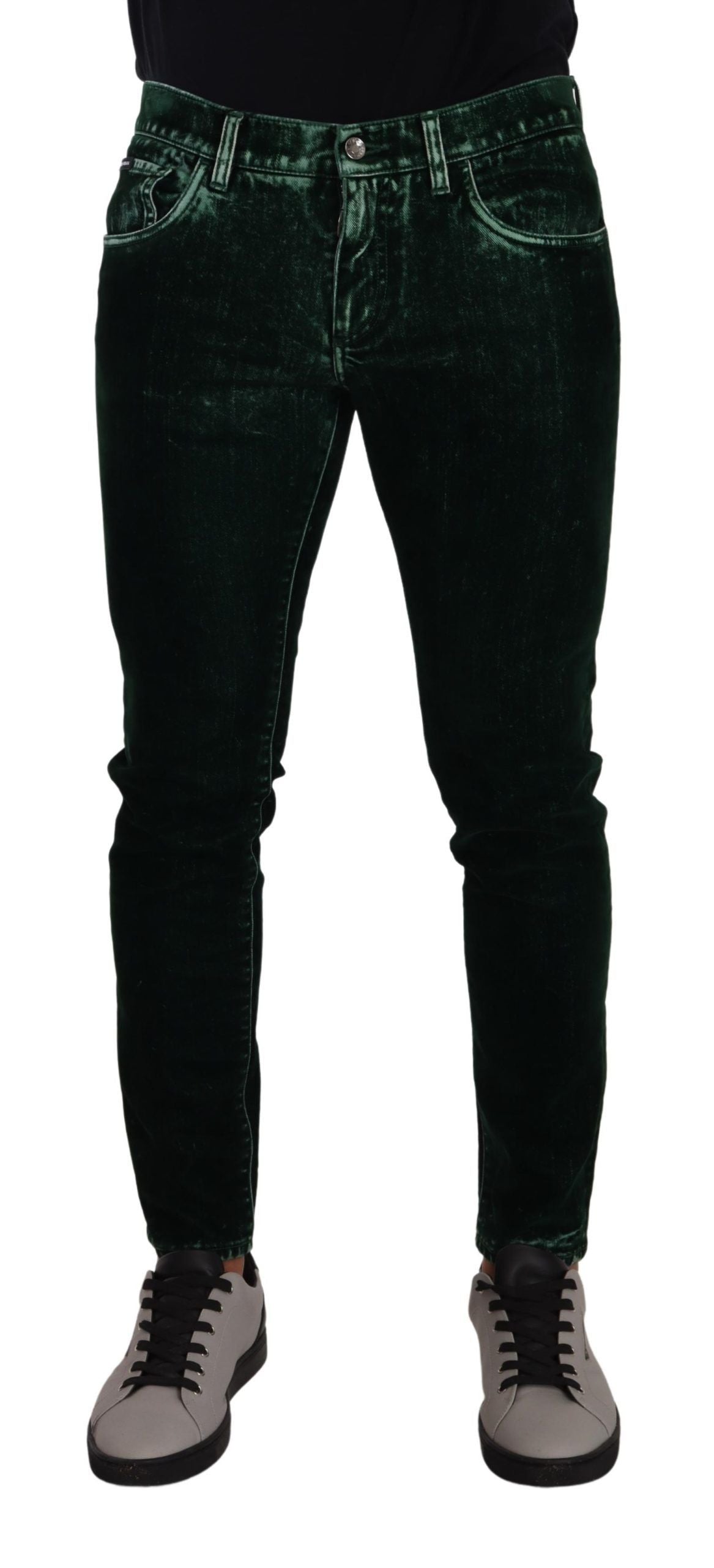 Dolce & Gabbana Elegante Skinny-Jeans aus Baumwollmischung