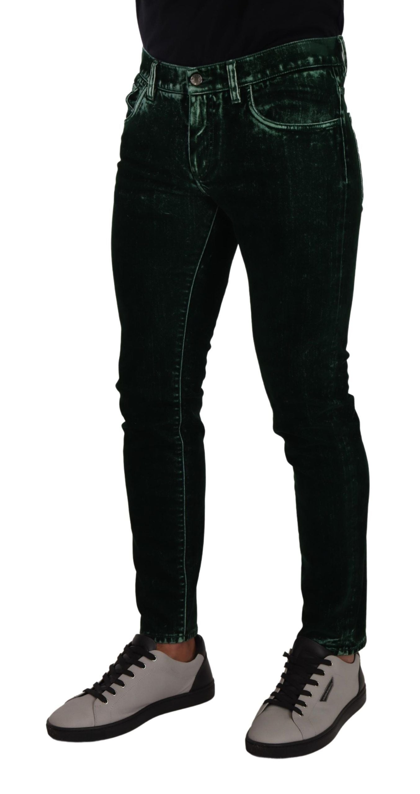Dolce & Gabbana Elegante Skinny-Jeans aus Baumwollmischung