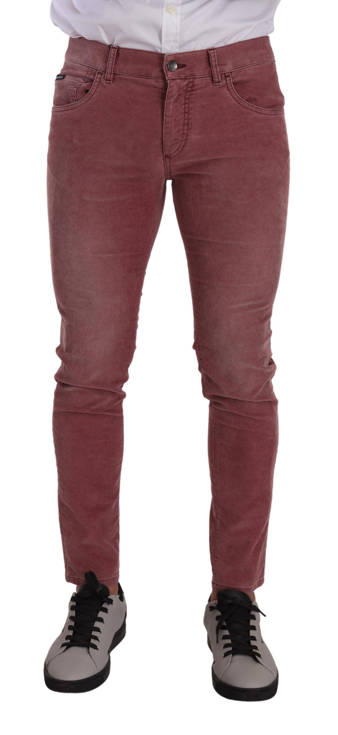 Dolce & Gabbana Elegante Slim Fit Cordjeans
