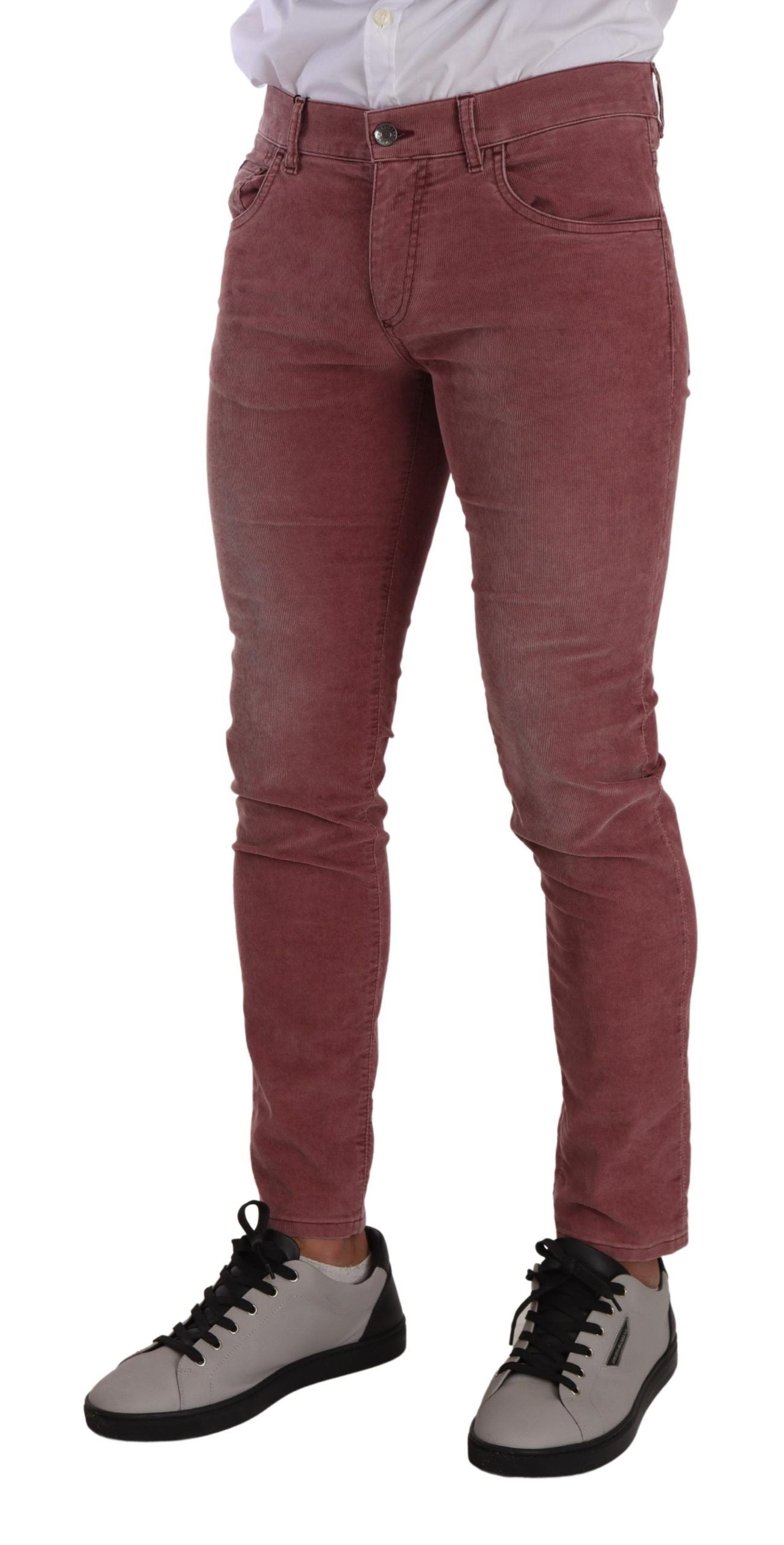 Dolce & Gabbana Elegante Slim Fit Cordjeans