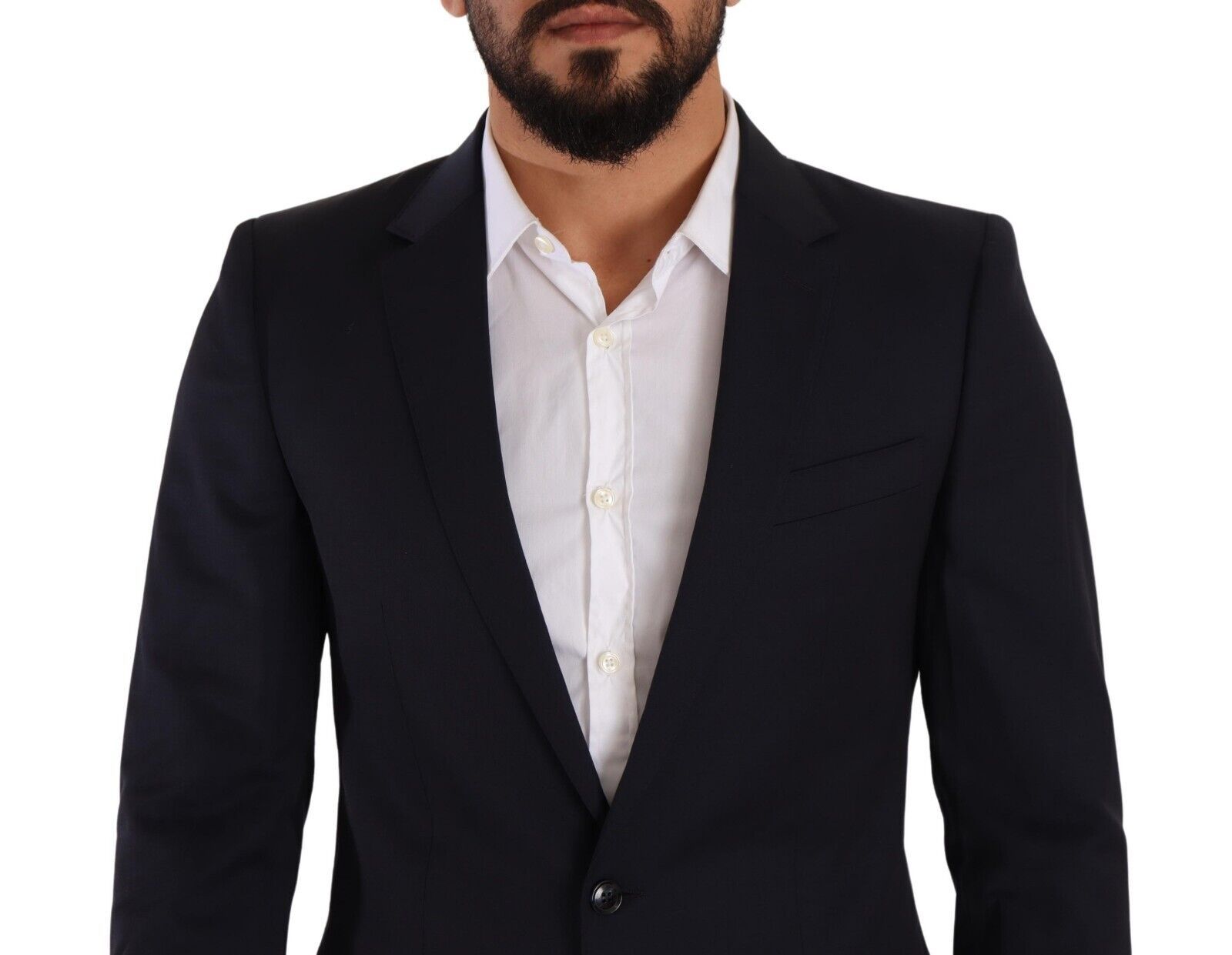 Dolce & Gabbana – Eleganter, marineblauer Martini-Blazer in Slim Fit