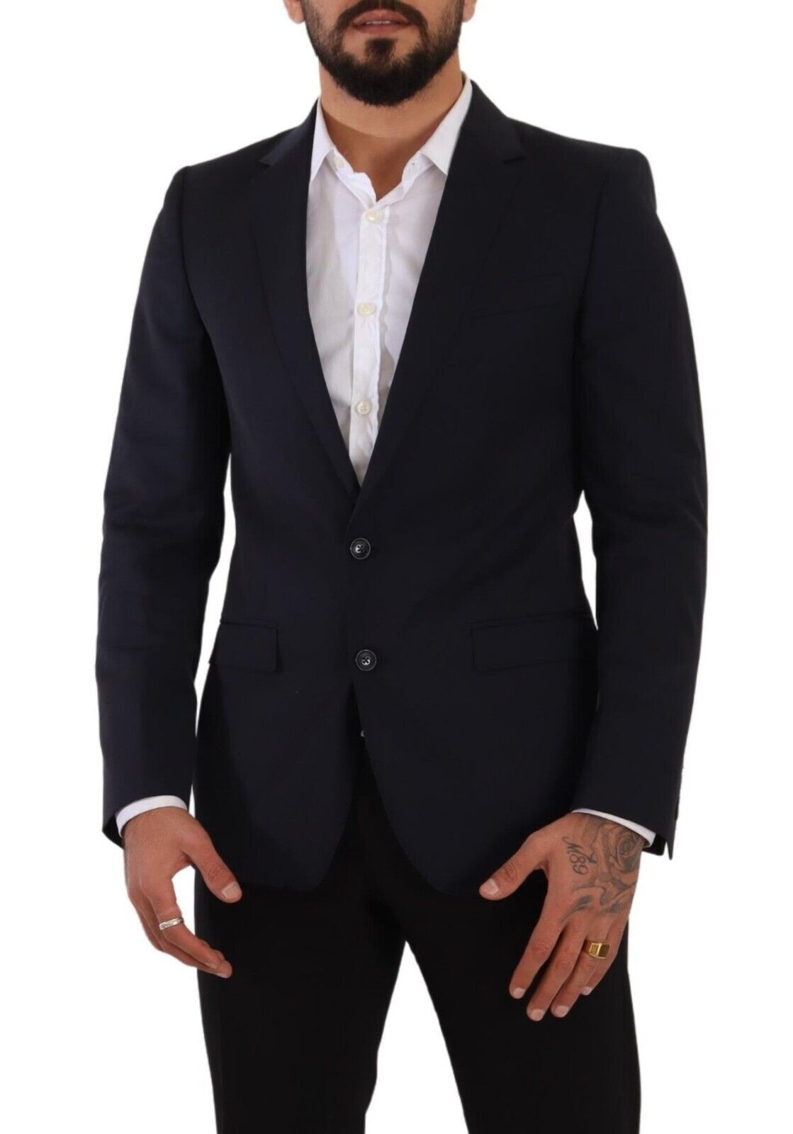Dolce & Gabbana – Eleganter, marineblauer Martini-Blazer in Slim Fit