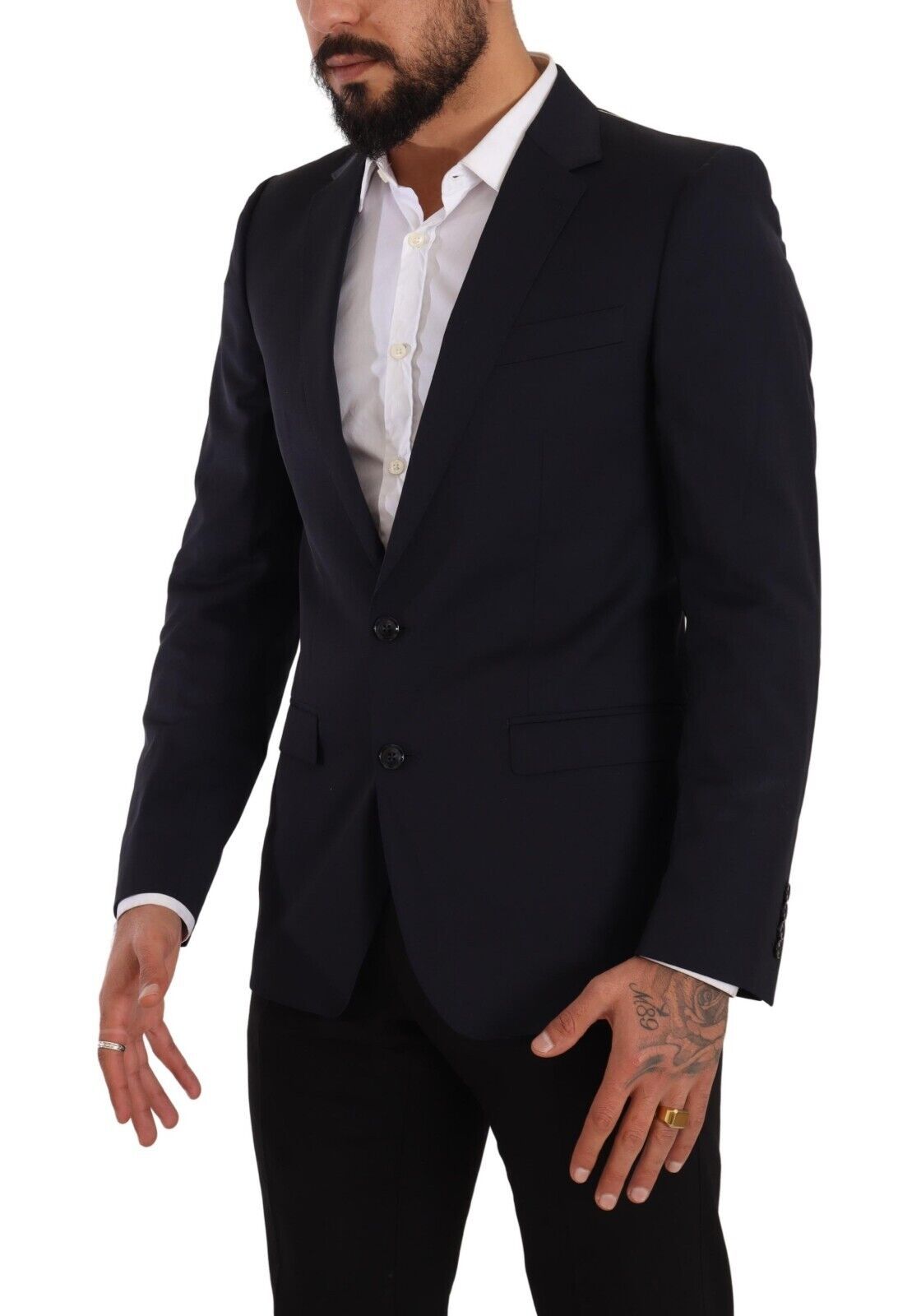 Dolce & Gabbana – Eleganter, marineblauer Martini-Blazer in Slim Fit