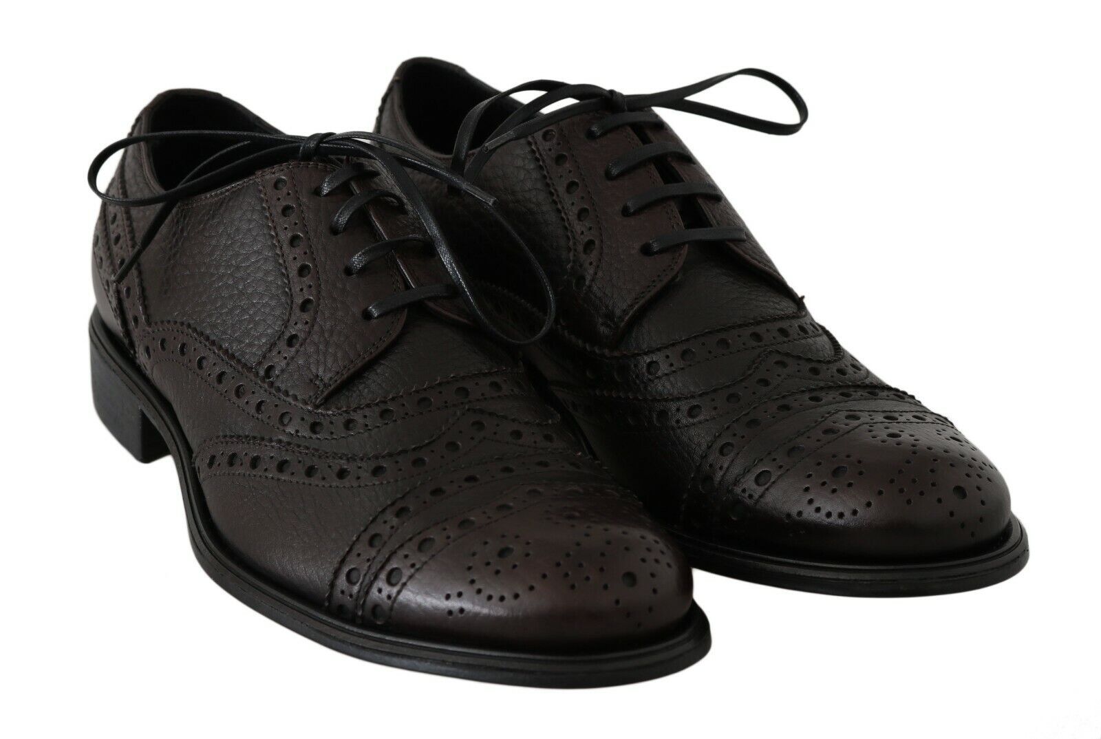 Dolce & Gabbana – Elegante Derby-Abendschuhe mit Flügelkappe