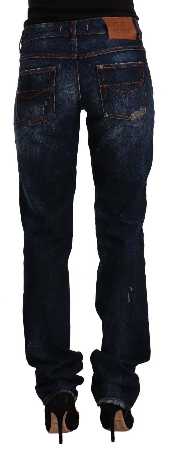 GF Ferre Chic Jeans mit geradem Schnitt und mittlerer Taille