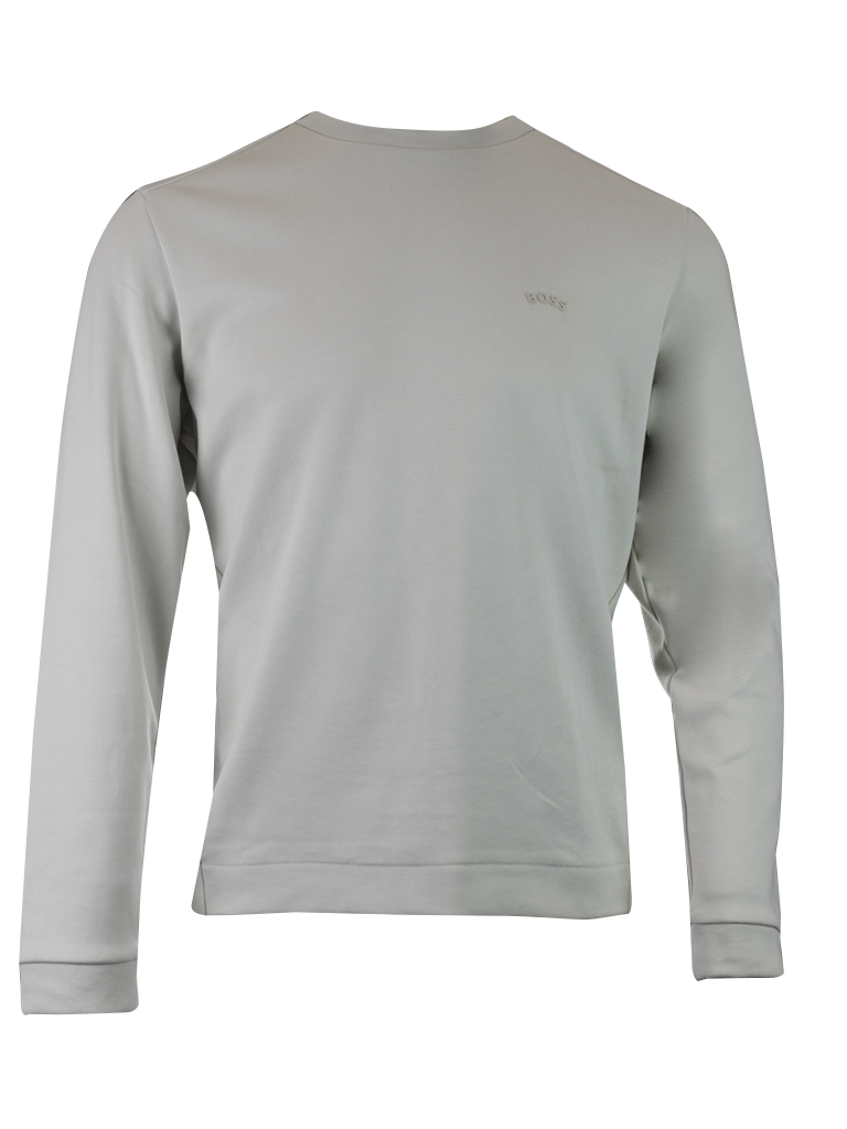 Hanorac elegant din bumbac bej Hugo Boss