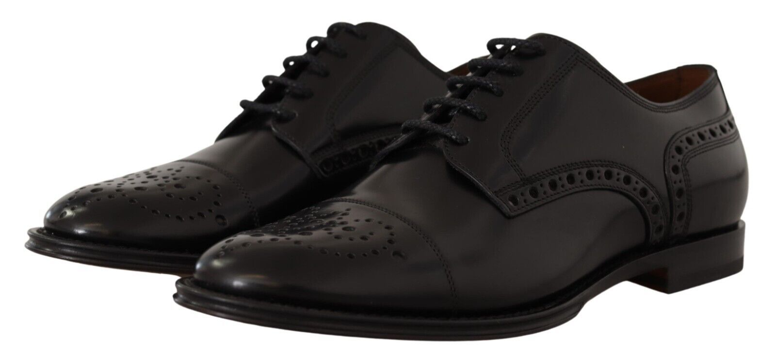 Dolce & Gabbana – Elegante Oxford-Schuhe mit Flügelkappe