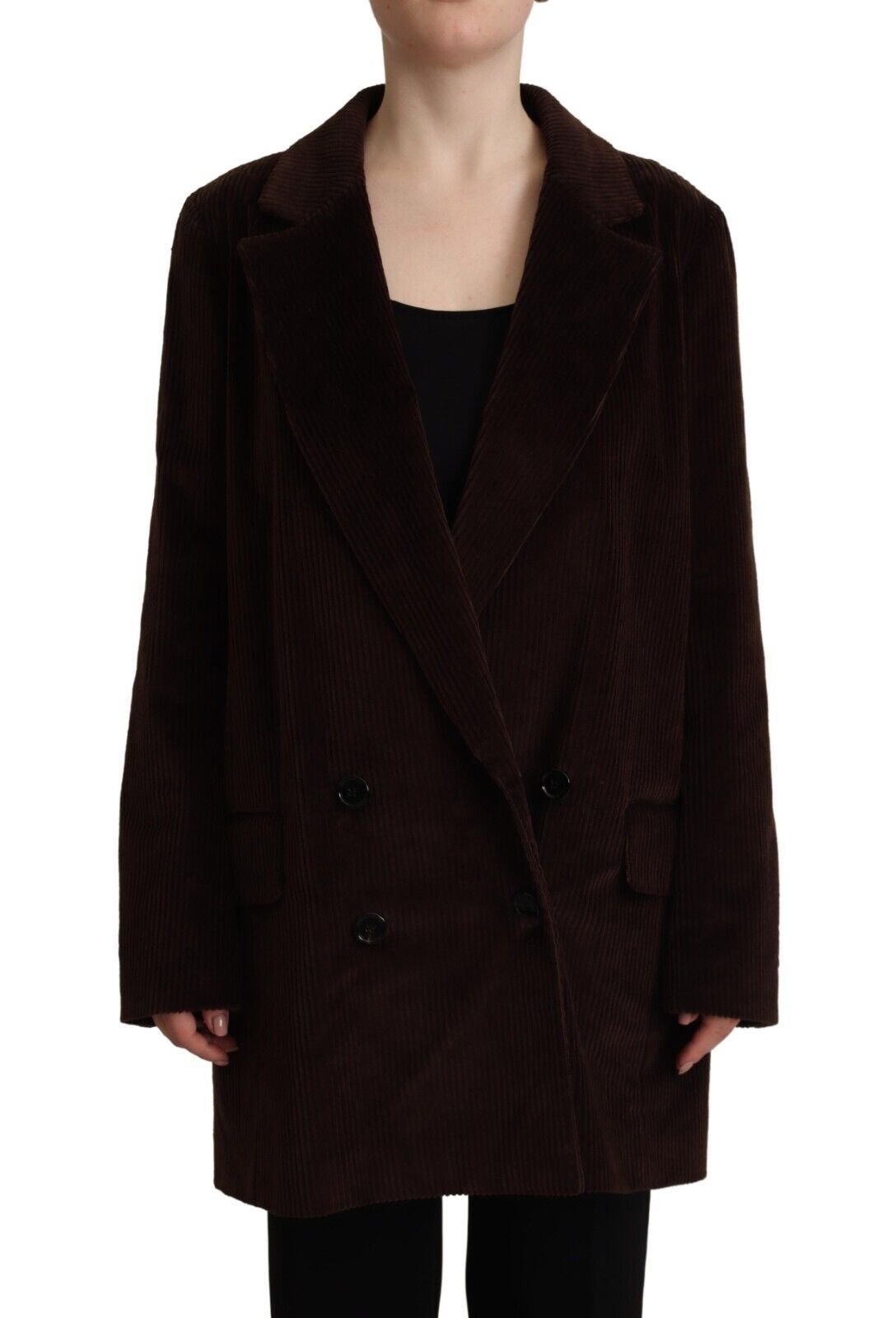 Dolce & Gabbana Eleganter burgunderroter zweireihiger Trenchcoat