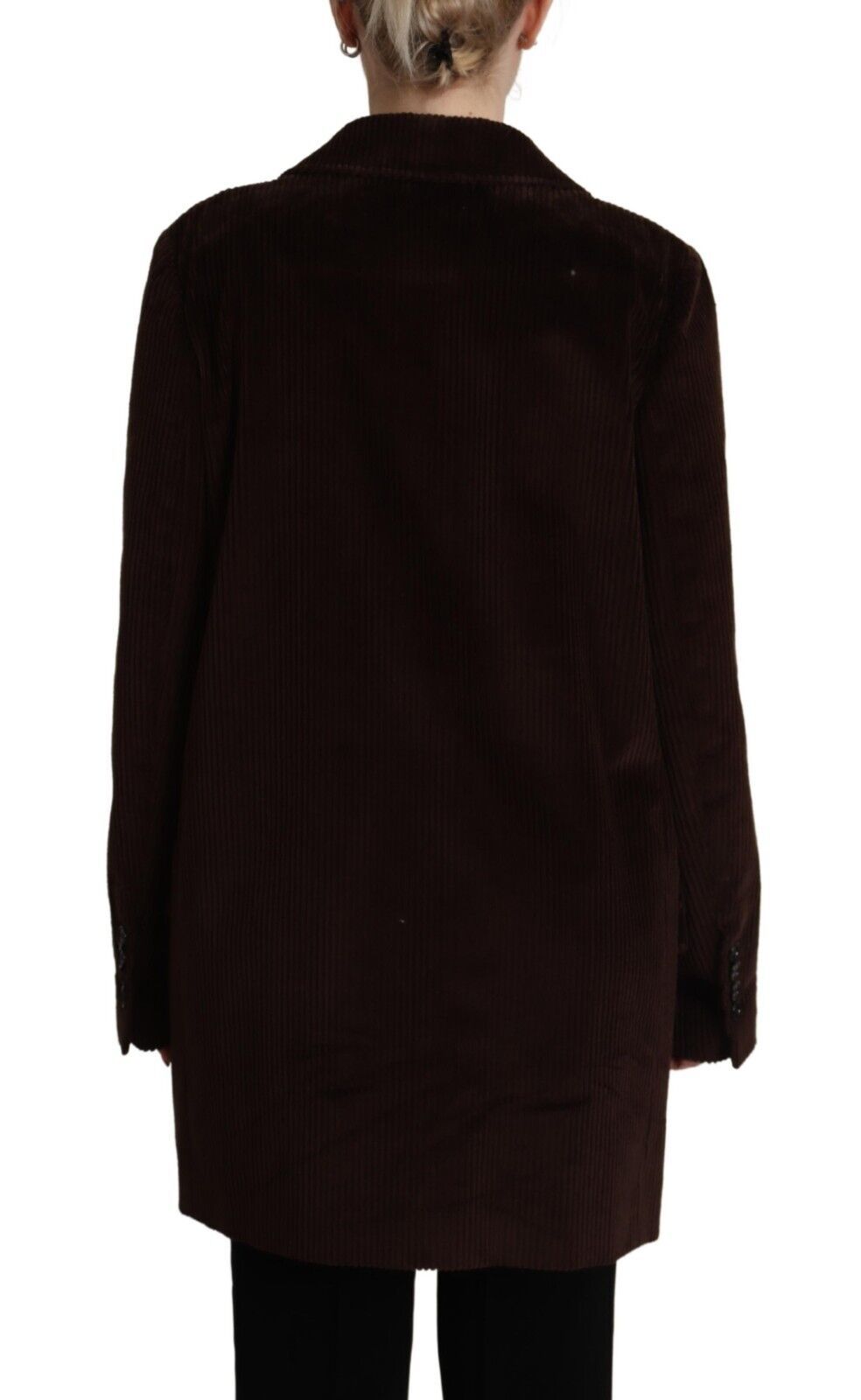 Dolce & Gabbana Eleganter burgunderroter zweireihiger Trenchcoat