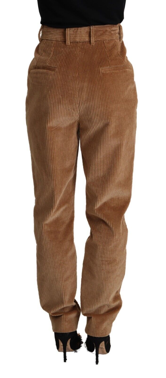 Dolce & Gabbana Schicke hoch taillierte Skinny-Hose aus Cord