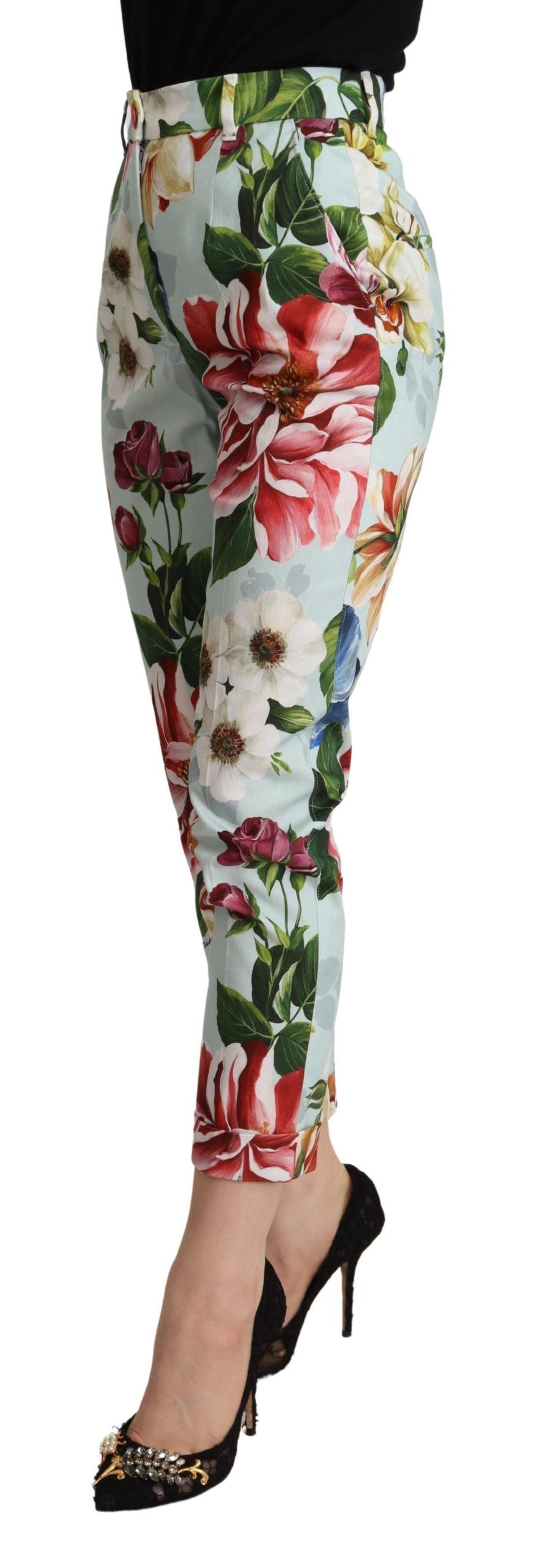 Dolce & Gabbana: Veredeln Sie Ihren Chic mit floralen Tapered Pants