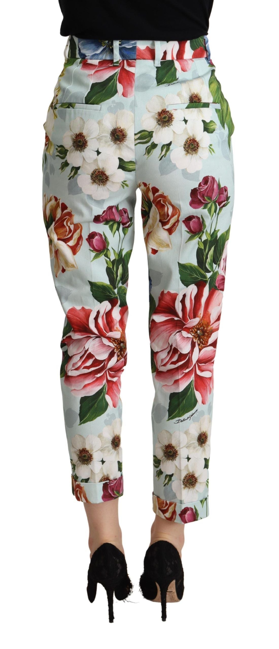 Dolce & Gabbana: Veredeln Sie Ihren Chic mit floralen Tapered Pants