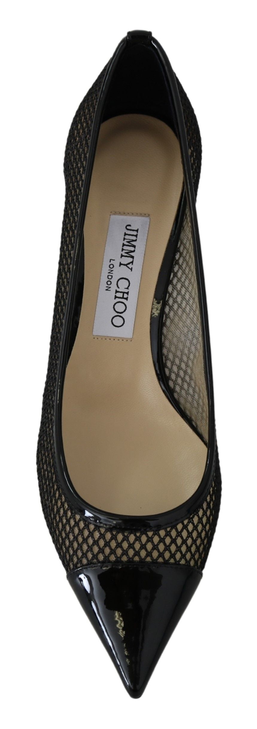 Jimmy Choo Schicke spitze Pumps aus Lacknetz