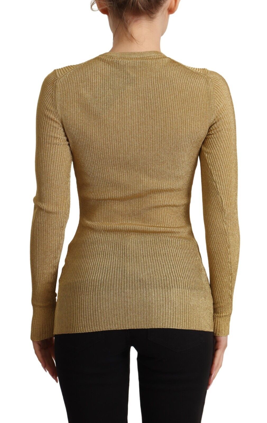 Dolce & Gabbana Glamorous – Strickjacke mit goldenen Druckknöpfen
