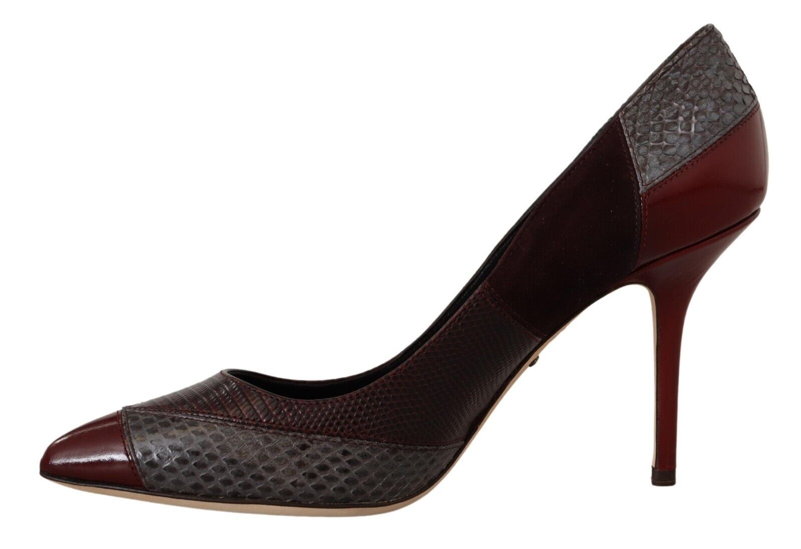 Dolce & Gabbana Mehrfarbige Pumps aus exotischem Leder