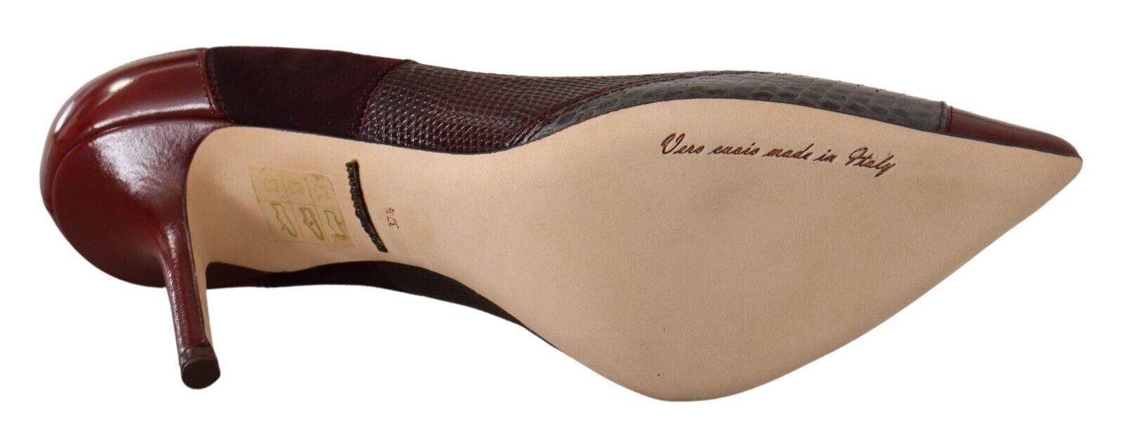 Dolce & Gabbana Mehrfarbige Pumps aus exotischem Leder