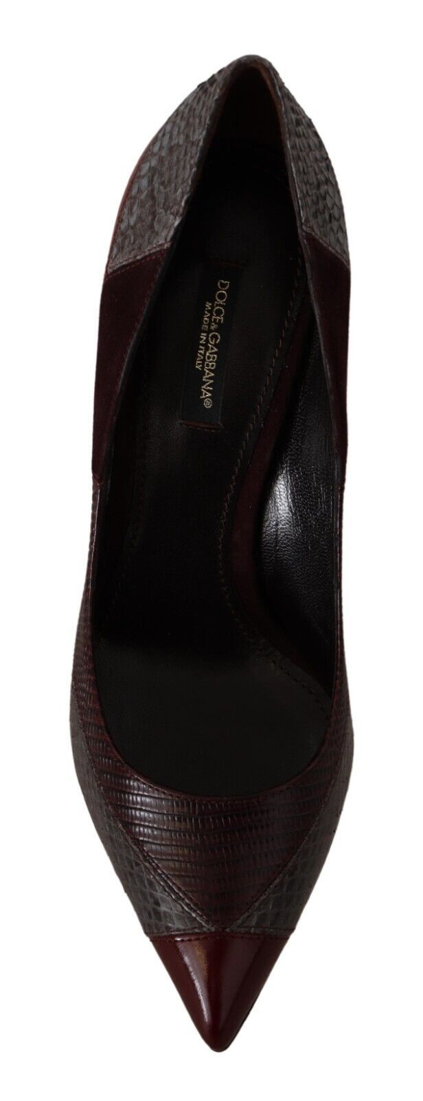 Dolce & Gabbana Mehrfarbige Pumps aus exotischem Leder