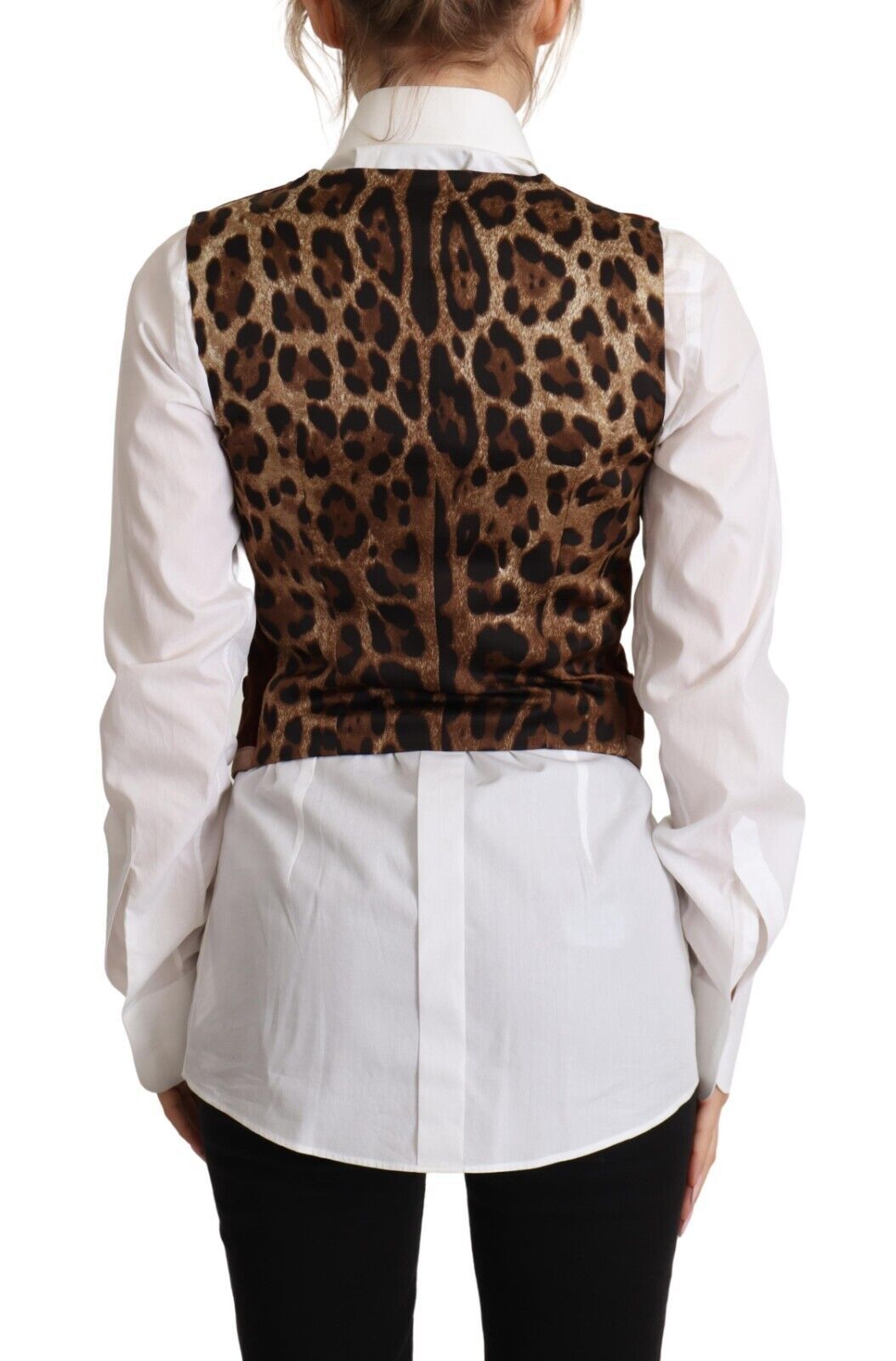 Dolce & Gabbana Elegantes ärmelloses Samttop in Bordeaux