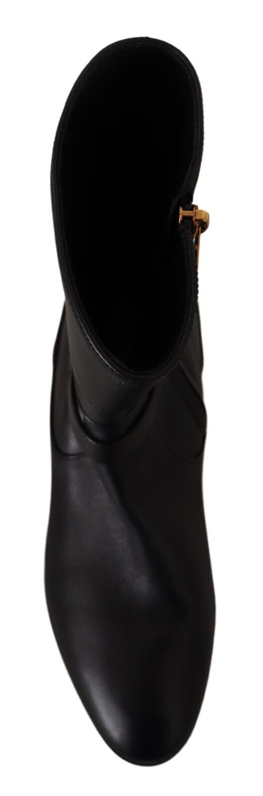 Dolce & Gabbana Elegante Bikerstiefel aus Leder
